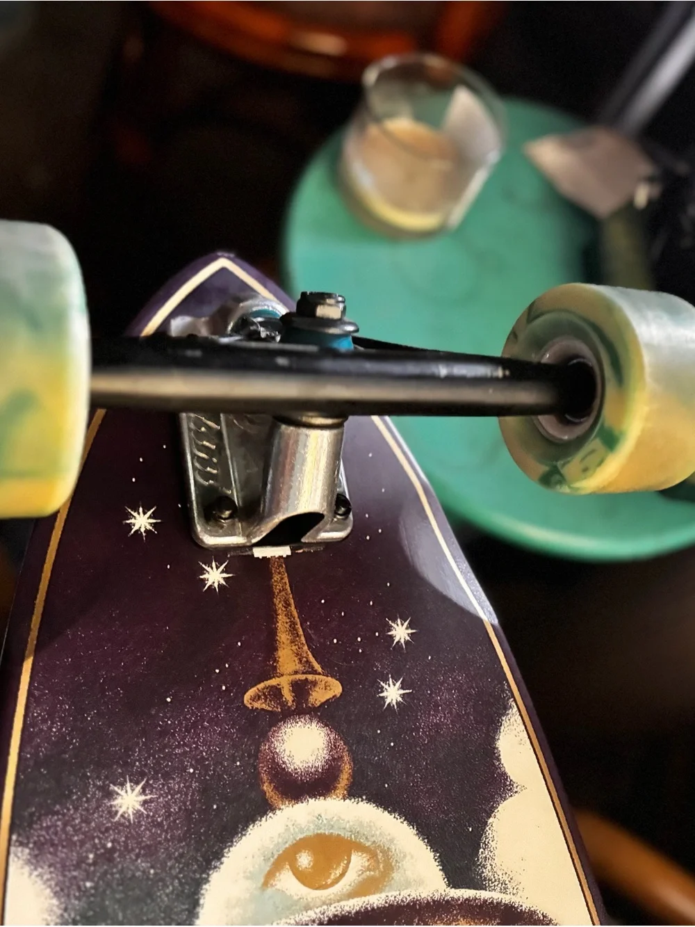 Globe Cosmic Lurker Never Used new longboard, trippy psychedelic